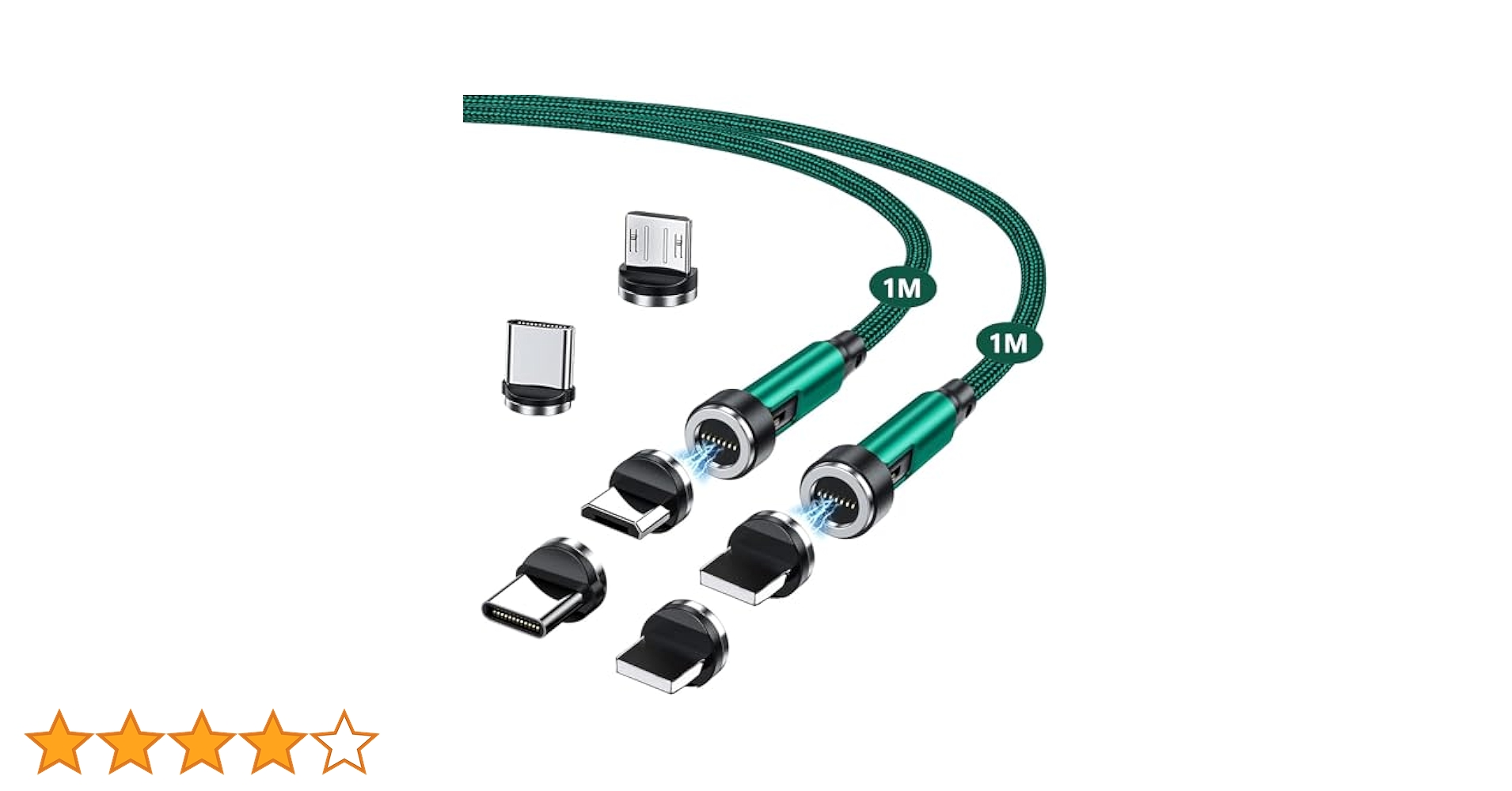 Amazon.co.jp: マグネット-充電ケーブル 7ピン 【1M+1M2本入り